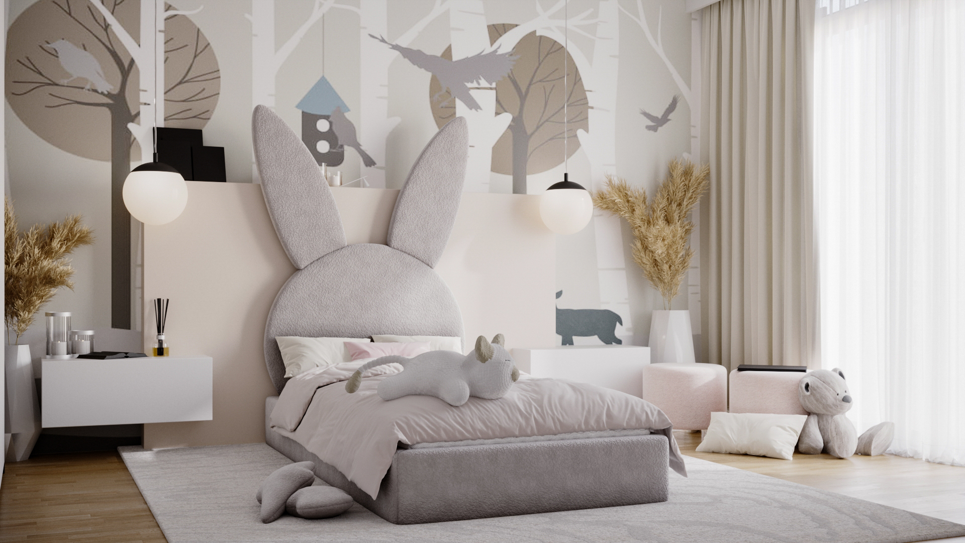 Kinderbett Rabbit - obrazek 4