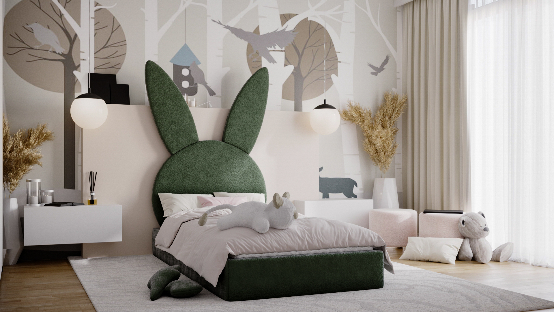 Kinderbett Rabbit - obrazek 3