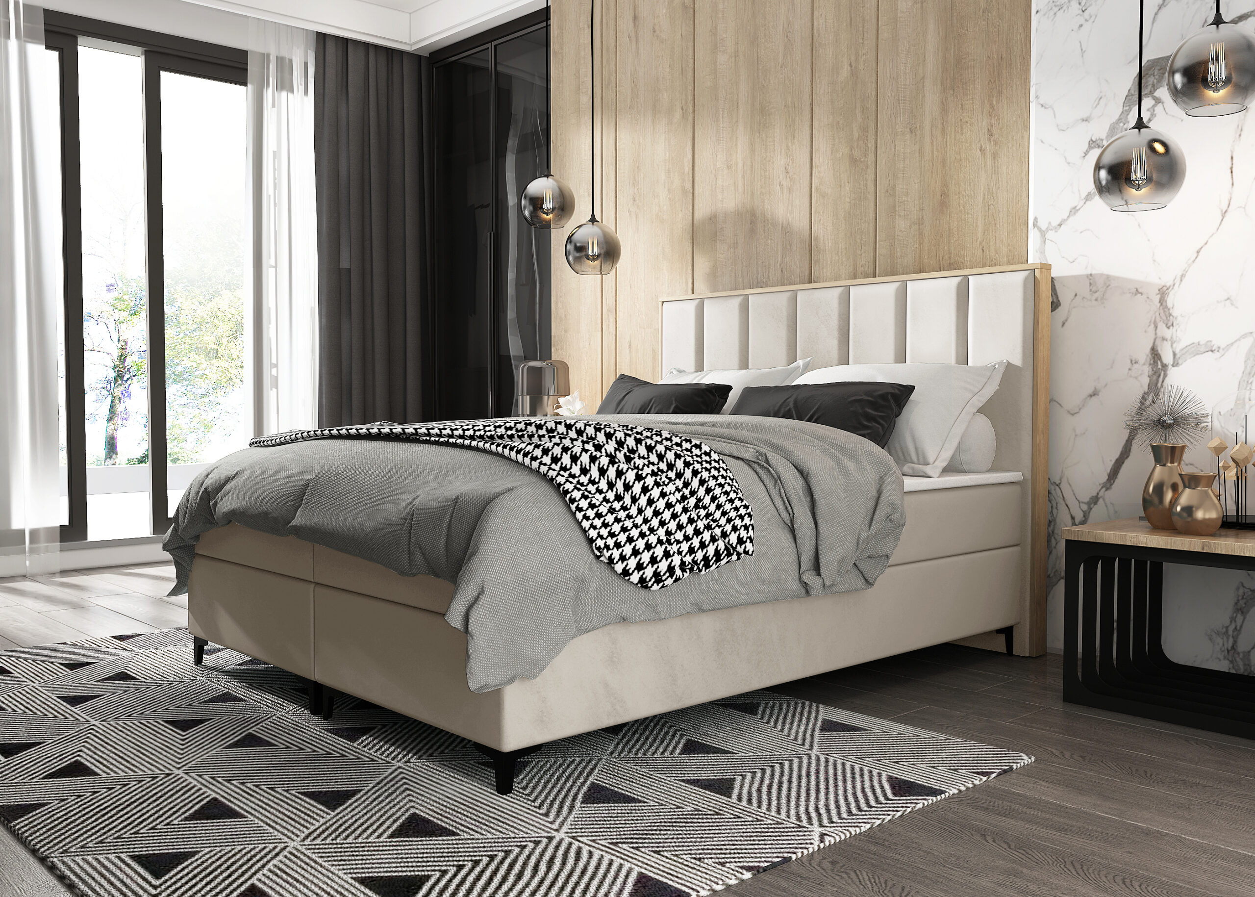 CONTI OAK Kontinentalbett - obrazek 8