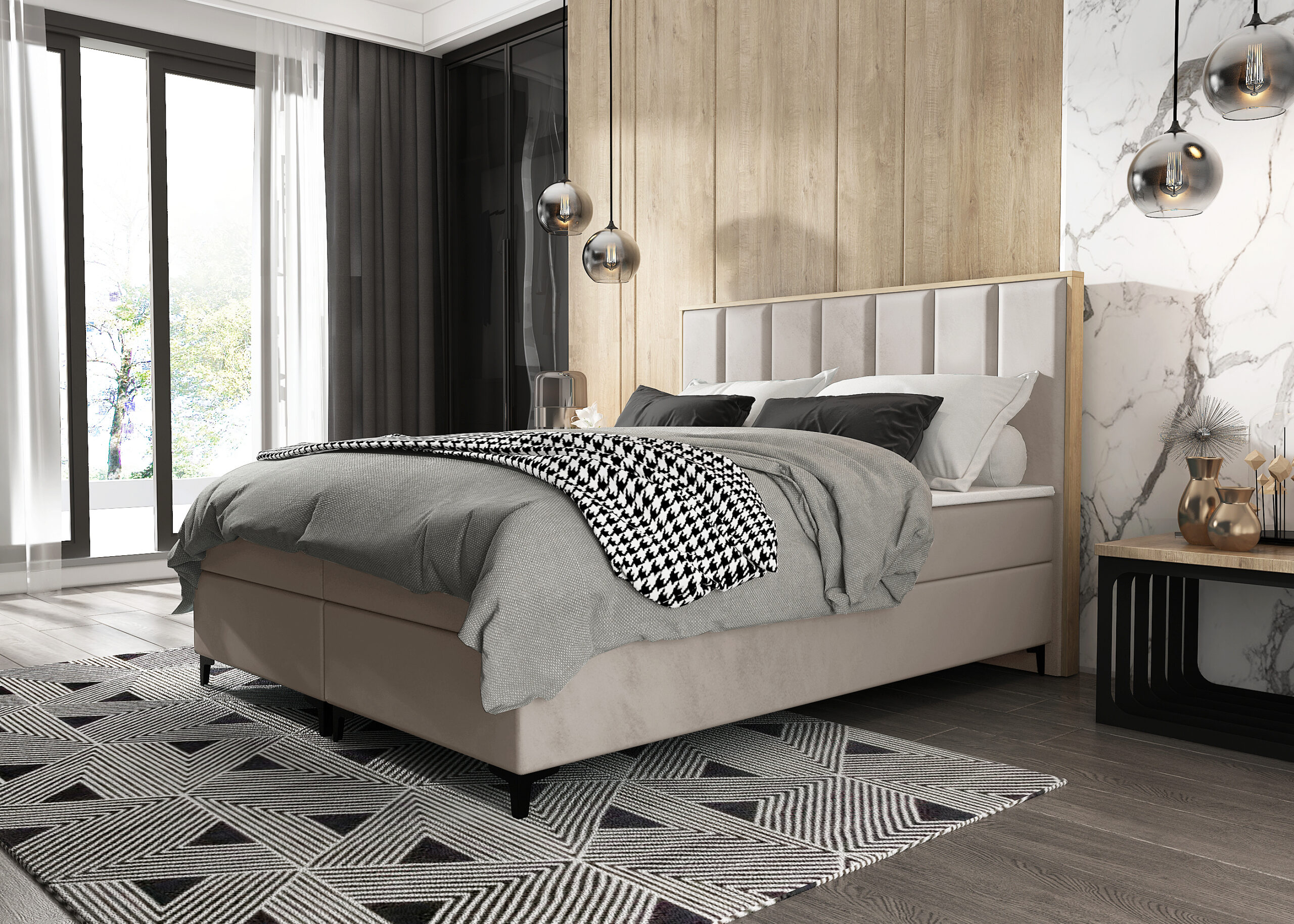 CONTI OAK Kontinentalbett - obrazek 7