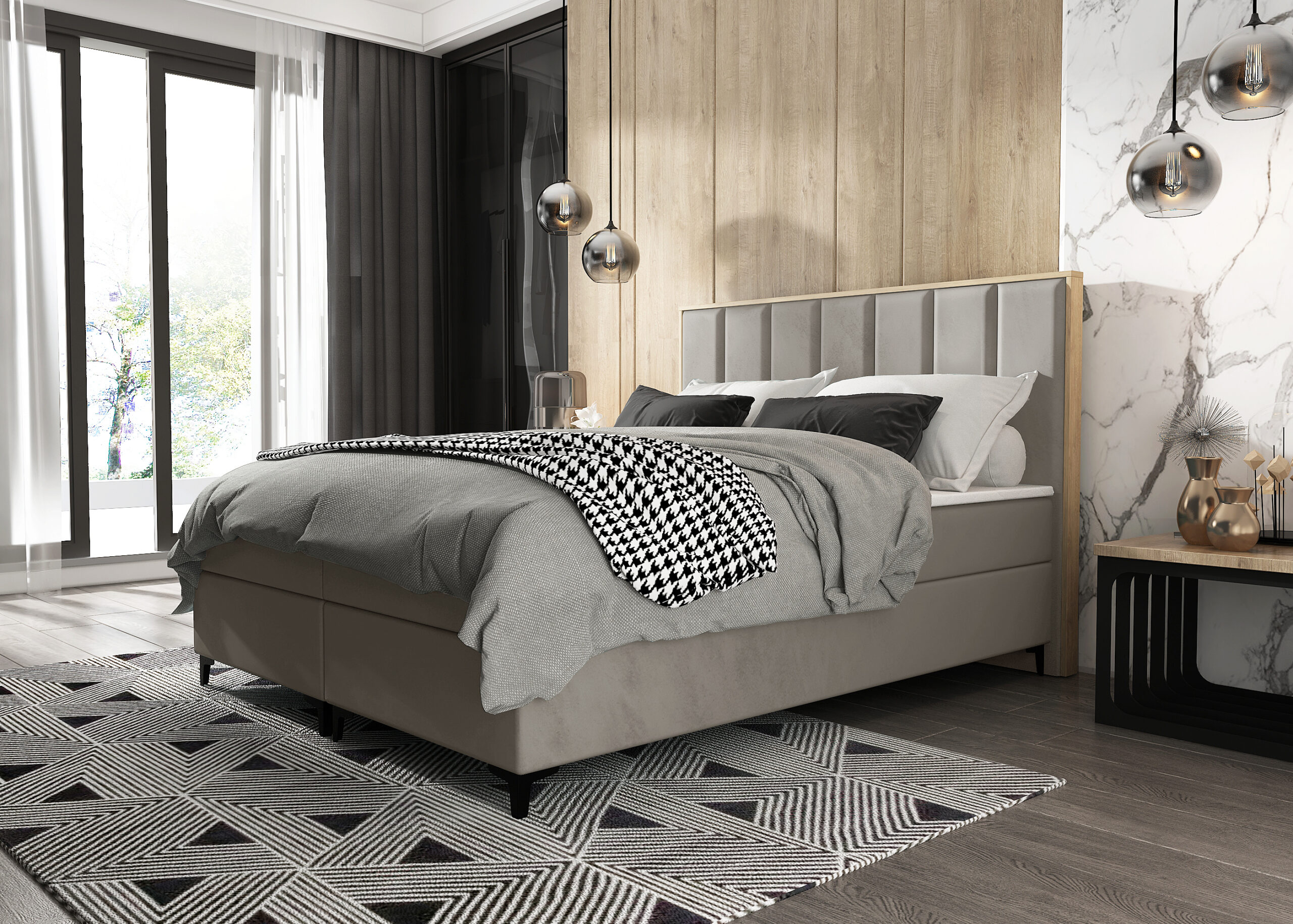 CONTI OAK Kontinentalbett - obrazek 6